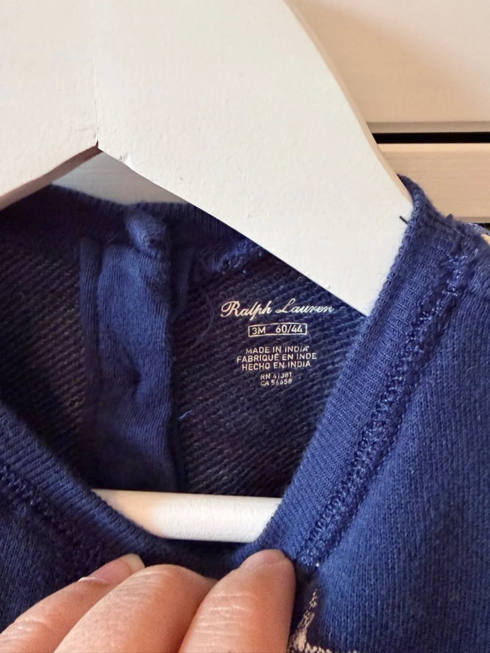 Ralph Lauren Navy Blue Star Dress 3 Months